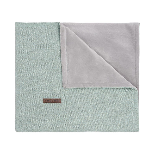 Baby's Only Ledikantdeken Soft Sparkle Melee Goudmint - Baby's Only - Babywinkel - 8719497048113