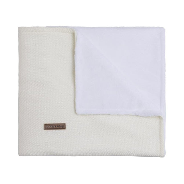 Baby's Only Ledikantdeken Teddy Classic Wol Wit - Baby's Only - Babywinkel - 8719497047482