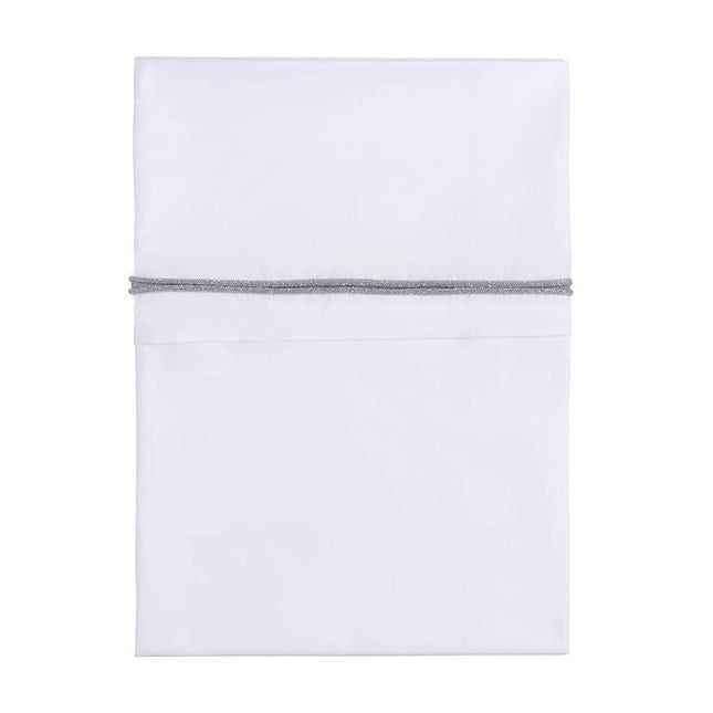 Baby's Only Ledikantlaken Gebreide Bies Zilver/Grijs koop je bij Babywinkel