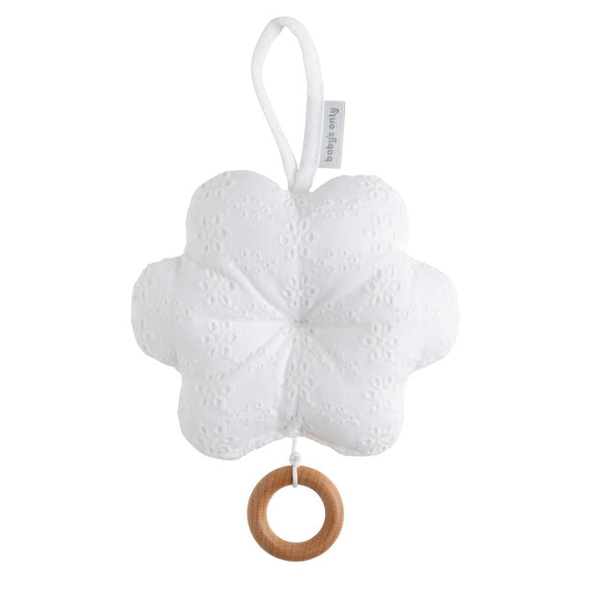 Baby's Only Muziekdoosje Bloem Calm Wit - Baby's Only - Babywinkel - 8720791359379
