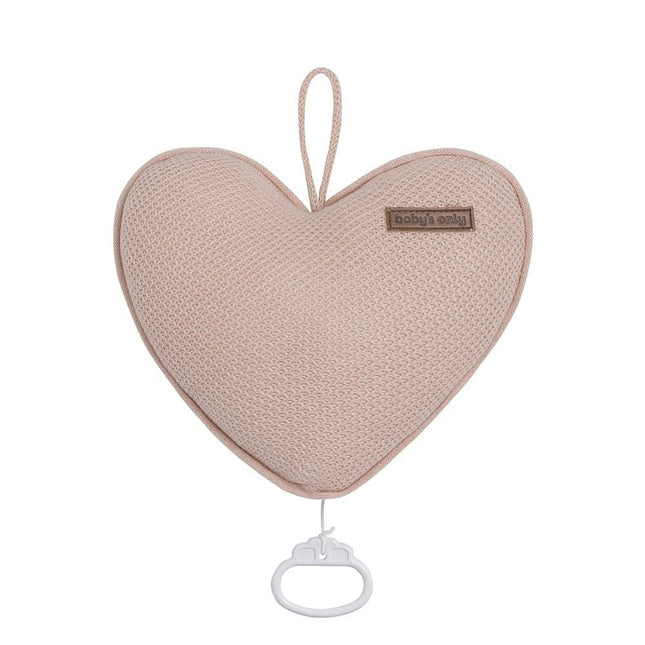 Baby's Only Muziekhanger Baby Hart Classic Blush - Baby's Only - Babywinkel - 8719497044986