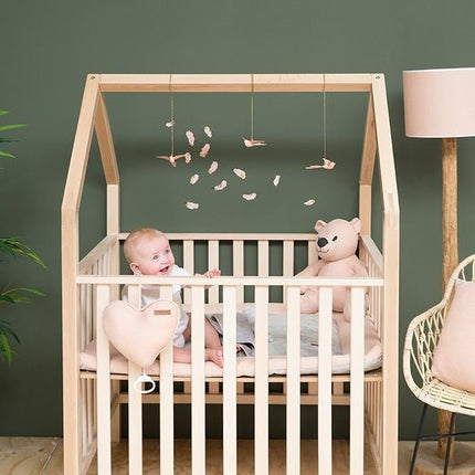 Baby's Only Muziekhanger Baby Hart Classic Blush - Baby's Only - Babywinkel - 8719497044986