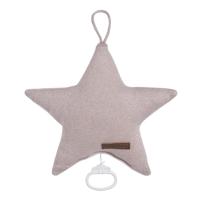 Baby's Only Muziekhanger Baby Ster Sparkle Zilverroze - Baby's Only - Babywinkel - 8719497044207