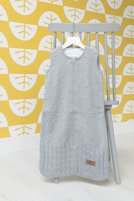 Baby's Only Slaapzak Baby Cable Stonegreen 70cm - Baby's Only - Babywinkel - 8719497043811