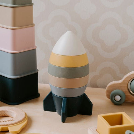 Baby's Only Stapeltoren Raket Earth - Baby's Only - Babywinkel - 8720512364767