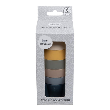 Baby's Only Stapeltoren Raket Earth - Baby's Only - Babywinkel - 8720512364767