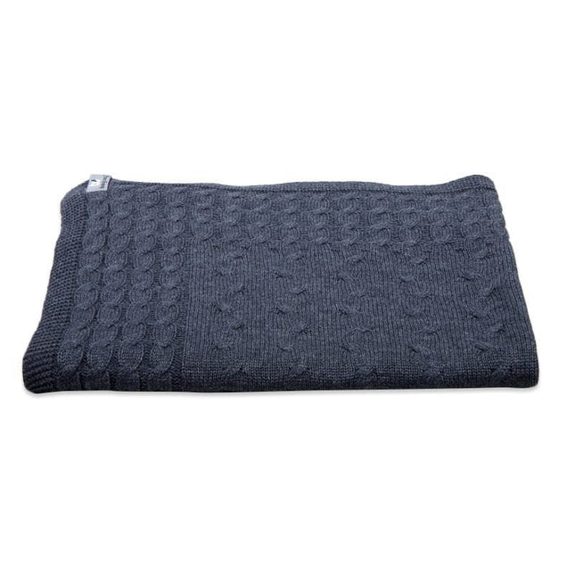 Baby's Only Wiegdeken Cable Antraciet - Baby's Only - Babywinkel - 8718481181522