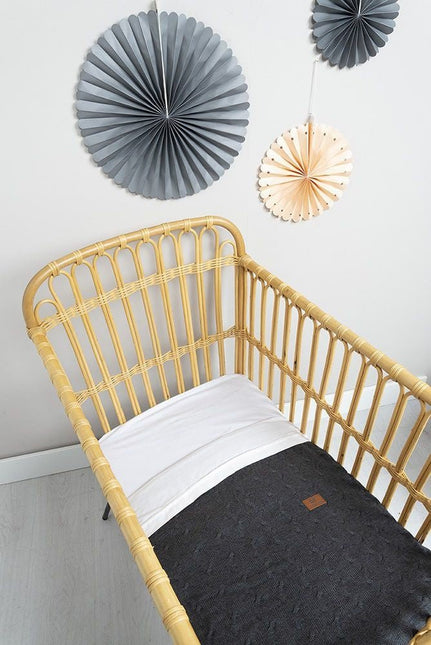 Baby's Only Wiegdeken Cable Antraciet - Baby's Only - Babywinkel - 8718481181522