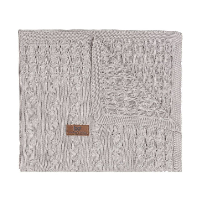 Baby's Only Wiegdeken Cable Leem koop je bij Babywinkel