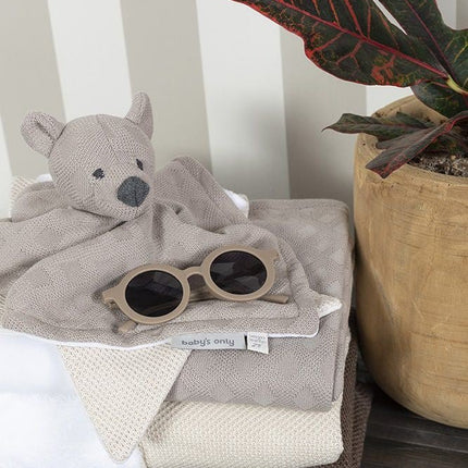 Baby's Only Wiegdeken Chenille Reef Urban Taupe - Baby's Only - Babywinkel - 8720512360707
