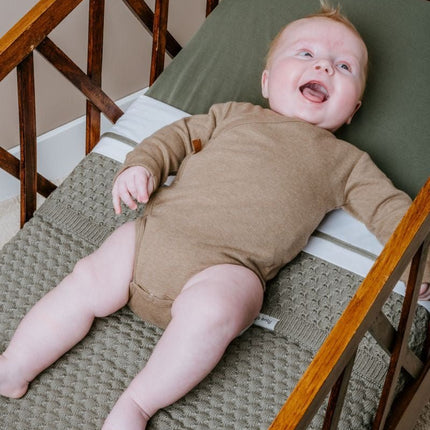 Baby's Only Wiegdeken Sky - Chunky Urban Green - Baby's Only - Babywinkel - 8720512366662