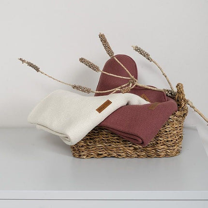 Baby's Only Wiegdeken Soft Classic Stone Red - Baby's Only - Babywinkel - 8720088339602