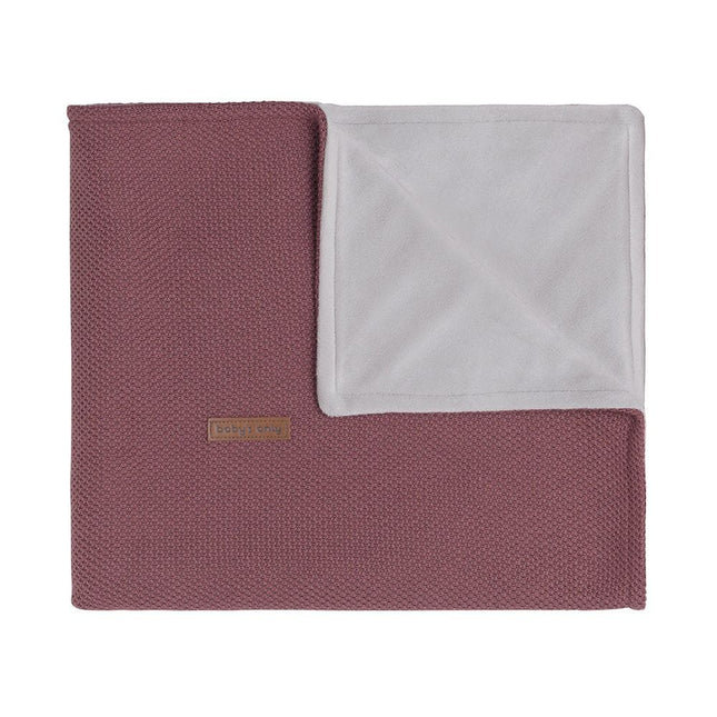 Baby's Only Wiegdeken Soft Classic Stone Red - Baby's Only - Babywinkel - 8720088339602