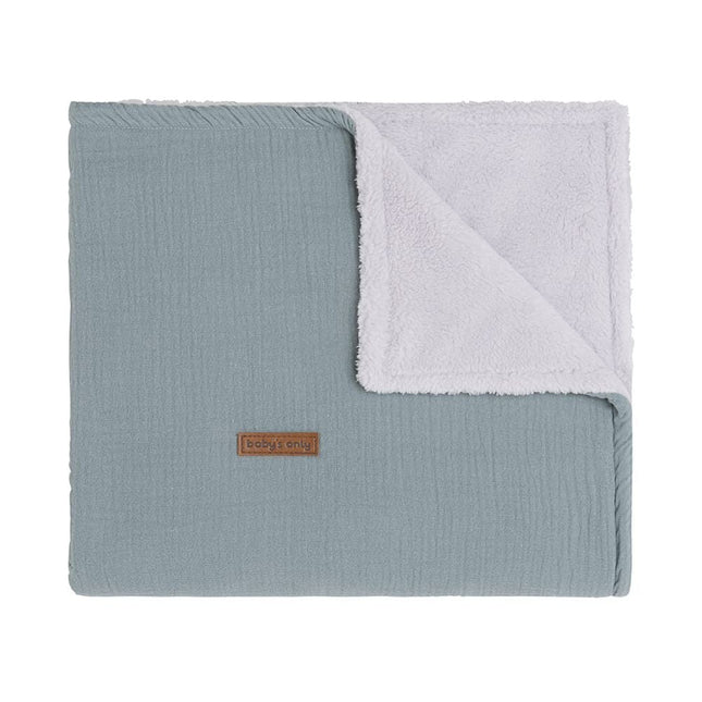 Baby's Only Wiegdeken Teddy Breeze Stonegreen - Baby's Only - Babywinkel - 8720088332818