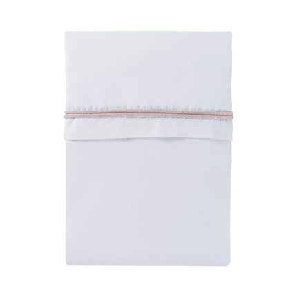 Baby's Only Wieglaken Gebreide Bies Classic Roze/Wit 80x100cm - Baby's Only - Babywinkel - 8719075020357