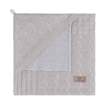 Baby's Only Wikkeldeken Baby Chenille Cable Leem - Baby's Only - Babywinkel - 8720088335826