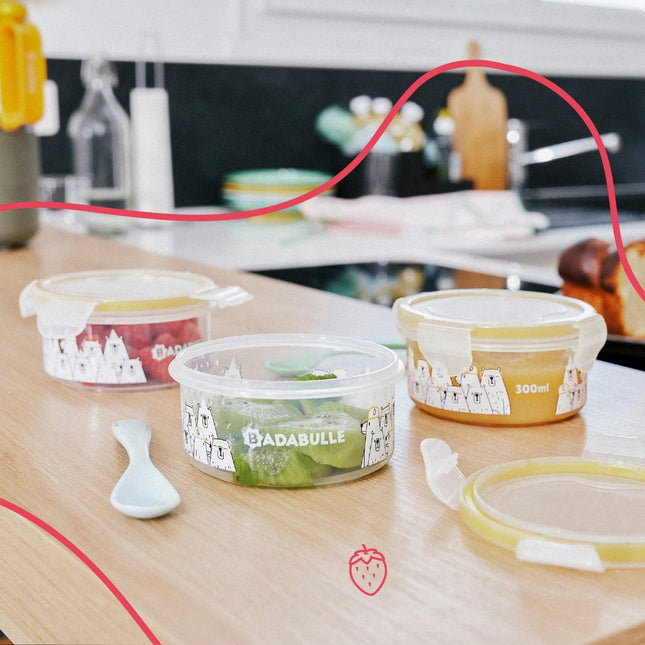 Badabulle Opbergbakjes Maxibox 300ml 3St koop je bij Babywinkel