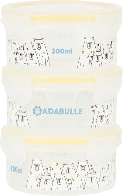 Badabulle Opbergbakjes Maxibox 300ml 3St koop je bij Babywinkel