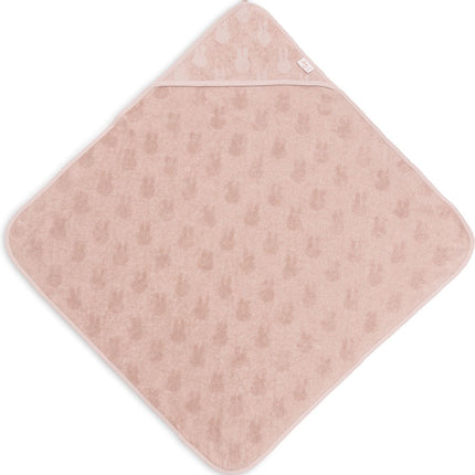 Badcape Badstof 75x75cm Miffy Jacquard - Wild Rose - Babywinkel - 8717329378704