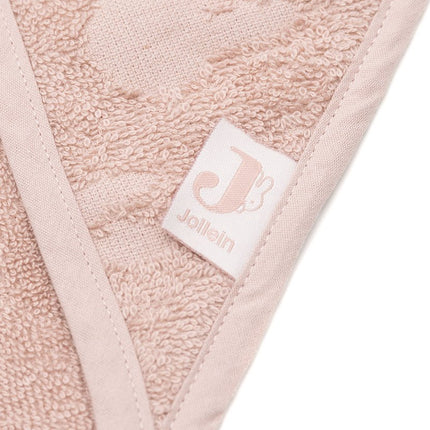 Badcape Badstof 75x75cm Miffy Jacquard - Wild Rose - Babywinkel - 8717329378704