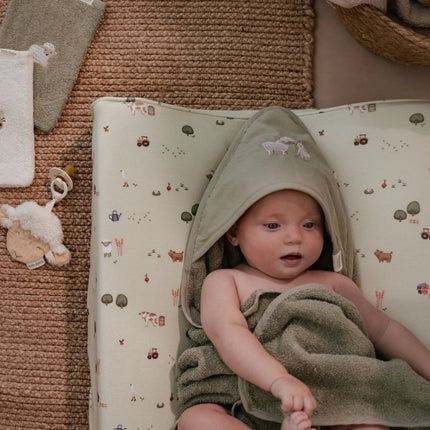 Little Dutch Badcape Baby Little Farm 75Cm koop je bij Babywinkel
