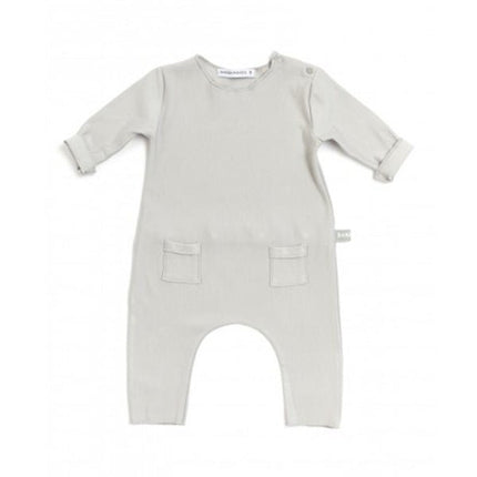 Bamboom Baby Jumpsuit Grijs/Ivoor - Bamboom - Babywinkel - 8053306051964