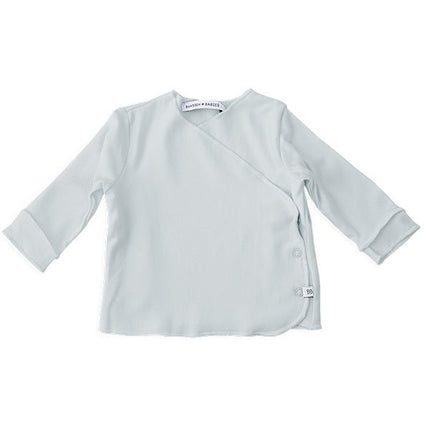 Bamboom Baby Shirt Lange Mouw Overslag 1M Licht Blauw - Bamboom - Babywinkel - 8053306053456