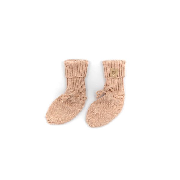 Bamboom Babyslofjes Knitted Roze - Bamboom - Babywinkel - 8053847230255