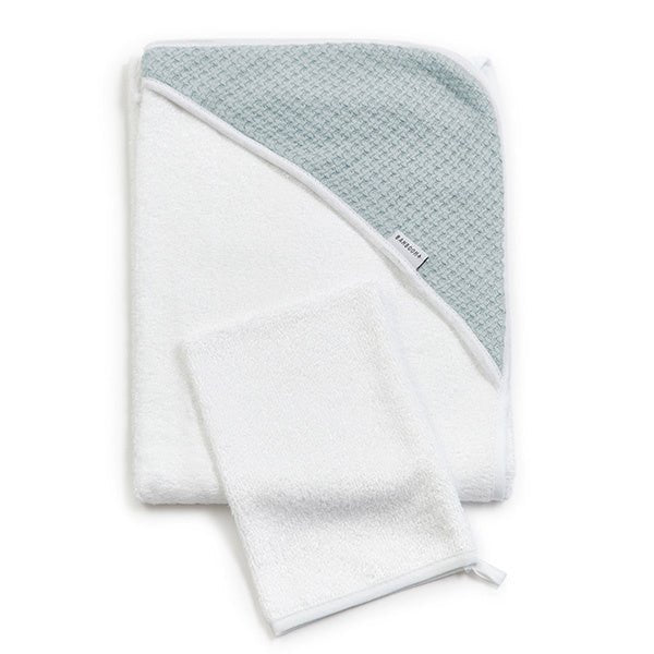 Bamboom Badcape Baby Duo Soft Stone Ice Blue - Bamboom - Babywinkel - 8053306058451