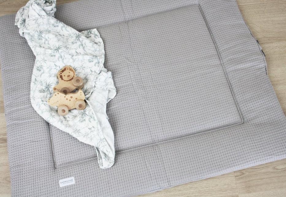 Bamboom Boxkleed Dubbel Soft Warm Grijs 86x100cm - Bamboom - Babywinkel - 8054117832971