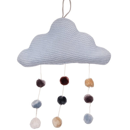 Bamboom Hangspeeltje Wolkje Pompoen Licht Blauw - Bamboom - Babywinkel - 8054117832780