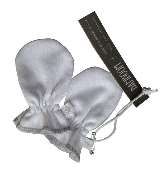 Bamboom Krabhandschoentjes Wit - Babywinkel - 8056732331228