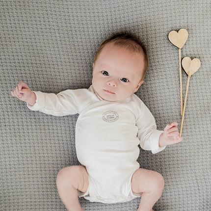 Bamboom Romper Overslag Prematuur Wit - Bamboom - Babywinkel - 8056732331334