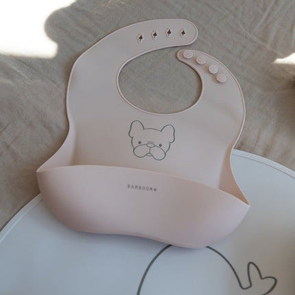 Bamboom Slabbetje Siliconen Roze - Bamboom - Babywinkel - 8056201831884