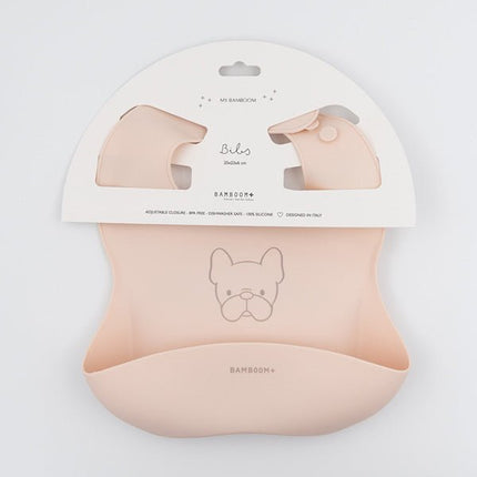 Bamboom Slabbetje Siliconen Roze - Bamboom - Babywinkel - 8056201831884