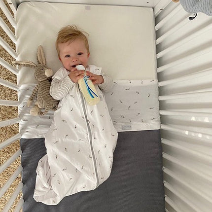 Bamboom Wiegdeken Gebreid Knitted Warm Grijs 75x100cm - Bamboom - Babywinkel - 8053306050158