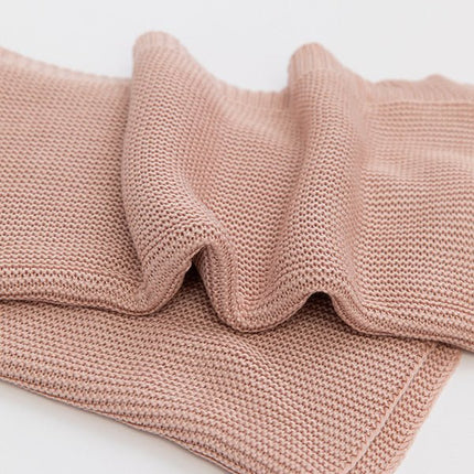 Bamboom Wiegdeken Gebreid Roze 75x100cm - Bamboom - Babywinkel - 8053306058512