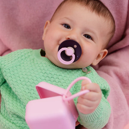 BIBS Spenen Pacifier Studio Fusion 2 pack Dusky lilac/Plum Speenmaat 2