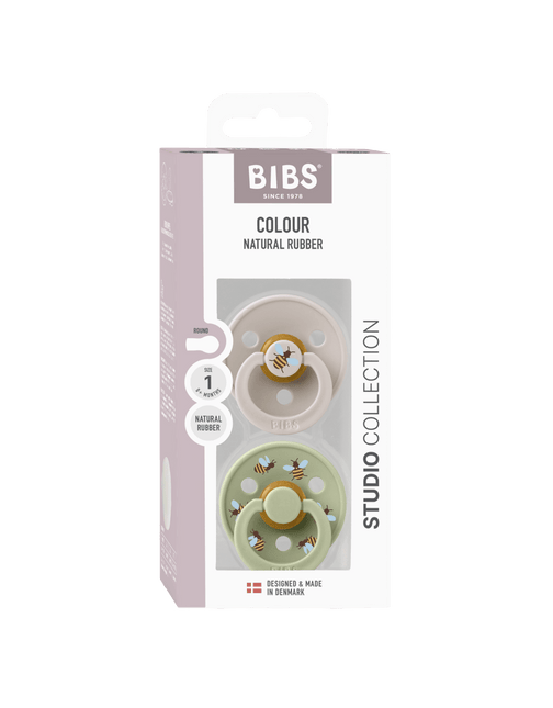 BIBS Speen Bumblebee Maat 1 Mushroom Mix 2St koop je bij Babywinkel