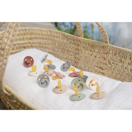 BIBS Speen Maat 1 Latex Anatomical Ivory/Sage 2st koop je bij Babywinkel