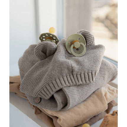 BIBS Speen Maat 1 Latex Boheme Khaki - BIBS - Babywinkel - 5713795237296