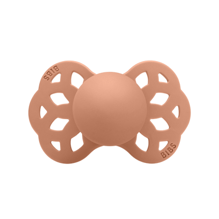 BIBS Speen Maat 1 Silicone Anatomical Vanilla/Peach 2st - BIBS - Babywinkel - 5713795243792