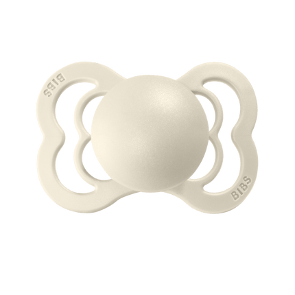 BIBS Speen Maat 2 Ivory/Blush Supreme Silicone 2st - BIBS - Babywinkel - 5713795209668
