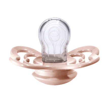 BIBS Speen Maat 2 Ivory/Blush Supreme Silicone 2st - BIBS - Babywinkel - 5713795209668