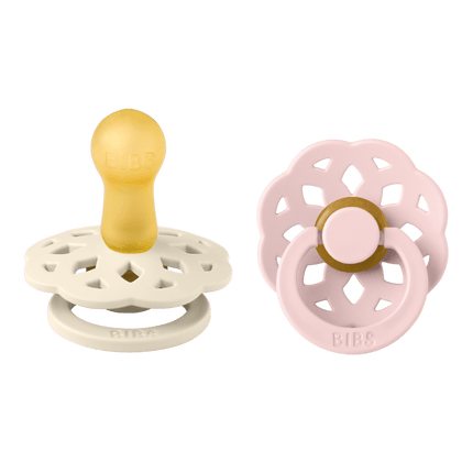 BIBS Speen Maat 2 Latex Boheme Ivory/Blossom 2st - BIBS - Babywinkel - 5713795229253