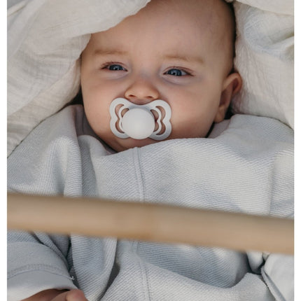 BIBS Speen Maat 2 Silicone Supreme Forest Lake White - BIBS - Babywinkel - 5713795238576