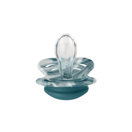 BIBS Speen Maat 2 Silicone Supreme Forest Lake White - BIBS - Babywinkel - 5713795238576