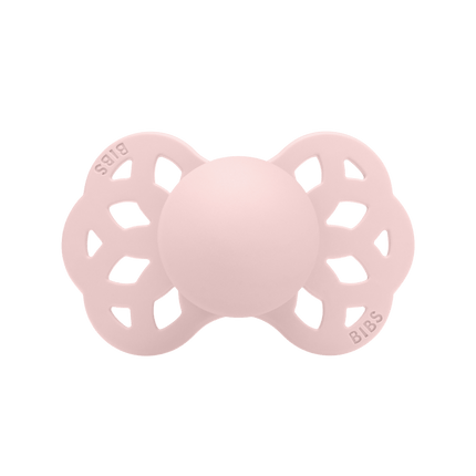BIBS Speen Maat 2 Silicone Symmetrical Blossom/Dusky Lilac 2st - BIBS - Babywinkel - 5713795243747