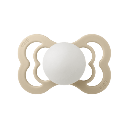 BIBS Speen Maat 2 Vanilla Night Supreme Silicone - BIBS - Babywinkel - 5713795223497