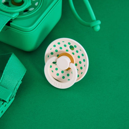 BIBS Spenen Maat 1 Pacifier Studio Colour Polka Latex Petal/Cactus 2st koop je bij Babywinkel
